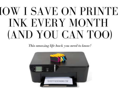 How I Save Money on Printer Ink EVERY MONTH!