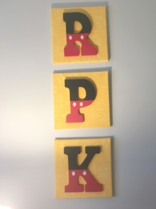 Mickey Mouse Inspired Letters