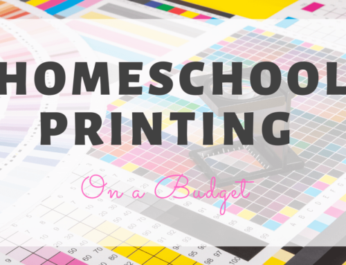 Homeschool Printing on a Budget