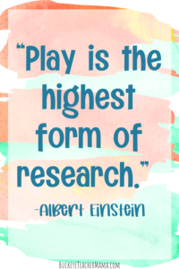 Inspiration for Learning Through Play