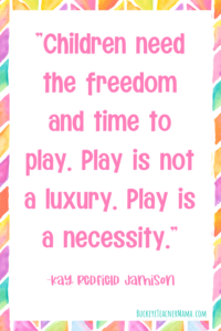 Inspiration for Learning Through Play