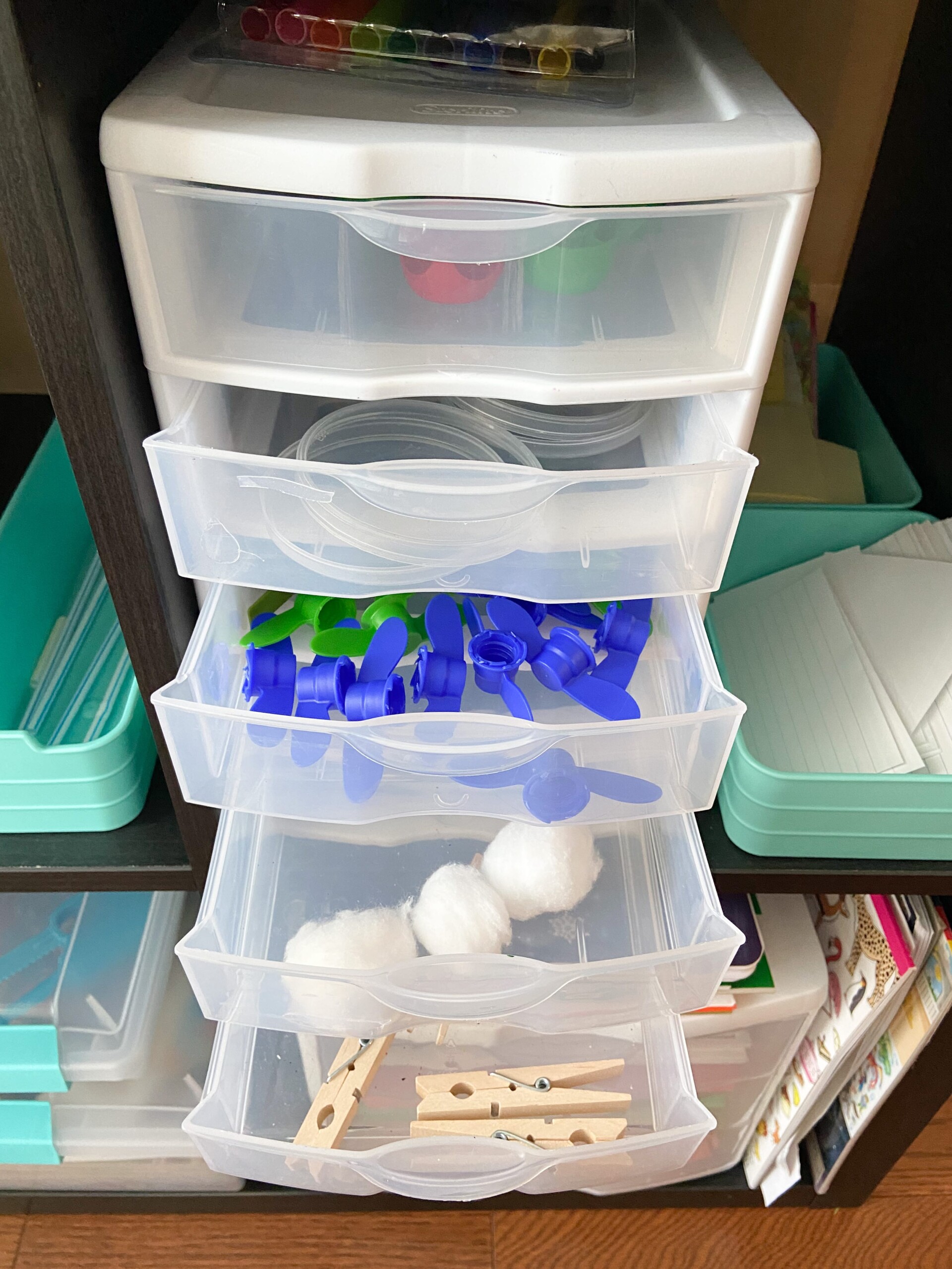 Organized Craft Supplies