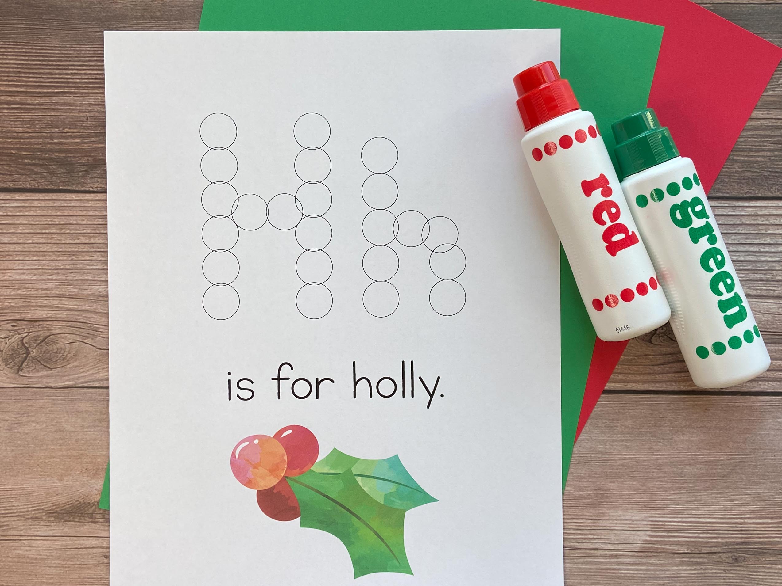 Christmas Dot Marker Printables