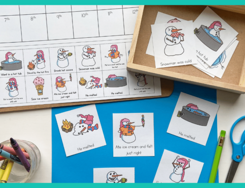 Sequencing “Sneezy The Snowman” – Activities for Kindergarten