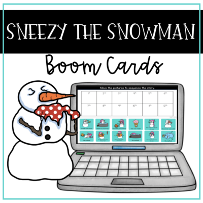 Sneezy the Snowman Boom Cards