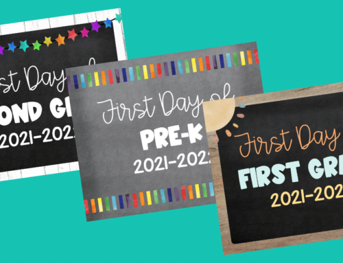 Editable and Printable Back to School Signs for Kids